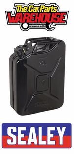 Sealey JC20B Jerry Can for Fuel Diesel Petrol Oil 20 Litre (20l 20ltr) Metal