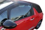 Wind Deflectors Fits Citroen DS3 2010-Up 3-Door 2-Pcs Set Tinted Heko
