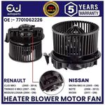 HEATER BLOWER MOTOR FAN FOR RENAULT CLIO MK3 TWINGO NISSAN MICRA MK3 NOTE MK1