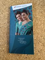 SriLankan Airlines Vintage Brochure Route Map Cabin Crew Aviation Rare