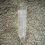 12 point Vogel - Clear Quartz Double Terminated Crystal Pt Wand - 220g - 14.5cm