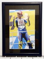 Valentino Rossi Signed Framed Picture