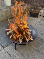 Fire Pits Small, Medium Or Large, Cast Iron, On A Stand, 3 Sizes