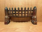 Parkray 1970s Cast Iron Fireplace Grate Vintage Retro Fire Log Holder