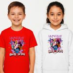 K Pop Demon Huntrix Kids T Shirt Red Nose Day School Hoodie Boys Girls Gift Tee