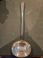 George III Sterling Silver Soup Ladle London 1795 Northcote & Bourne 34cm 178g