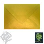 C6 A6 Premium Metallic Gold Envelopes - 114 x 162mm - Cards - Invites - Crafting