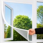 Window Fly Screen & Insect Net | Bug Net Mosquito Net Mesh for Windows White