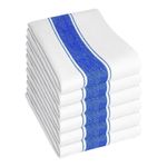 Tea Towels 100% Cotton Bar Glass Dish Cloths Pack Catering Kitchen Restaurant