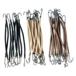 Pack of 10 Elastic Hair Bands Styling Ponytail Hooks Double Hook Women Hair Tie