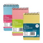 A7 Spiral Notebooks 5 Pack for School & Office - Multipack
