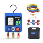 AC Digital Manifold Gauge HVAC Air Conditioning Refrigeration Diagnostic Tool UK