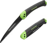 WORKPRO 7” Folding Hand Saw with Secure Lock  for Wood Gardening Soft Grip