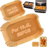 150pcs VIKKI Parchment Paper Liners for Ninja Foodi FlexDrawer AF500UK Air Fryer