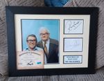 Signed Display Piece of The Two Ronnies with Certificate of Authenticity