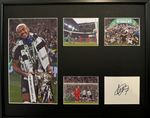Signed Framed Joelinton Newcastle Carabao Cup Autograph Card Photo Brazil