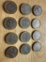 Two Pound Coins 12 Pc