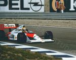 Ayrton Senna McLaren MP4/5 Brazil 1989 – Original Vintage F1 Photograph 8x10