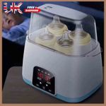 Baby Bottle Warmer Steriliser Fast Milk Warmer With LCD Display And Timer UK New