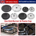 4PCS 55-100mm Universal Burner Crown Flame Cap Cooker Gas Hob burner Caps Kits