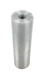 Welded Wire Mesh 1/4" x 1/4" x 15m Long Aviary Hutches 3 Widths Galvanised Steel