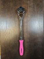 *NEW* Snap On FHNFD100 3/8" Dr 100 Tooth PINK Round Head Ratchet FREE PRIORITY 