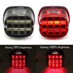 For Harley Dyna Fat Bob FLHT XL 883 1200 Tail Rear LED Light Running Brake Lamp