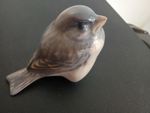 Royal Copengahen Sparrow 1519 Bird Figurine - 6 x 7.5 Cms - Vgc