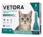 VETORA Flea & Tick Treatment for Cats 6 Pippets