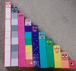 Number Blocks / Numberblocks Cbeebies Click And Count Cubes 1-10 plus spares