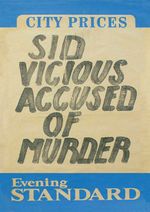 Sid Vicious Accused of Murder Poster Sex Pistols - 3 Sizes