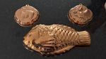 3 vintage copper moulds