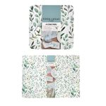 Eucalyptus 4 Placemats & 4 Coasters Set Cork Back Non Slip MDF Mat Coco & Gray
