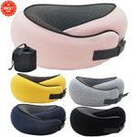 Travel Pillow Memory Foam Neck Support For Flight Comfortable Head Cushion NEW
