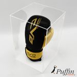 Boxing Glove Display Case - Single Portrait (White Base)