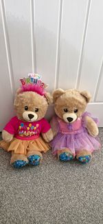 Build A Bear Workshop Happy Birthday Teddy Bear Plush Bundle Tutu