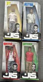 JLS Collectible Figure Dolls Complete Set Aston JB Marvin Ortise Still In Boxes