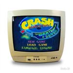 Tatung 14” T14RF71W CRT TV White (ish)  Retro Gaming No Remote FREE P&P