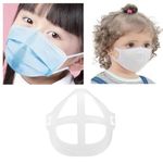 1pc 3D Face Mask Bracket Mouth Separate Inner Stand Safe Silicone for Kids