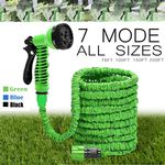 75FT - 200FT Expanding Flexible Expandable Garden Water Hose Pipe + Spray Nozzle
