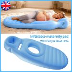 Inflatable Pregnancy Pillow Full Body Pregnancy Airbed Floating Bed W/ Belly NEW