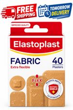 Elastoplast Extra Flexible Fabric Plaster Strips (40 Pieces) Extra Flexible