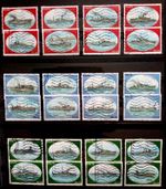 MALTA STAMPS. SHIPS. OPERATION PEDESTAL. YEAR 2012. SET OF 88 FINE USED CAT £90.