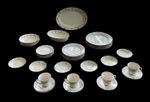 NORITAKE BLUE HILL  40 PIECE DINNER/TEA SERVICE. SH95