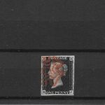 Penny Black Stamp - Plate 6 with Small Good Margins