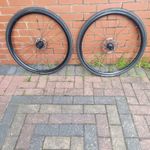 Giant Disc Tubeless Wheelset Shimano up to 12s thru axle inc rotors & 32mm tyres