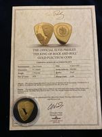 The Official Elvis Presley, The King Of Rock ‘N’ Roll Gold Platinum Coin