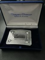 Antique Style Silver Plated Buckle Margaret Morrison Made In England 1900 Rare