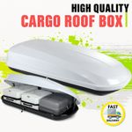 430L Cargo Box Waterproof Roof top Box Cargo Carrier Roof Storage Box 75Kg