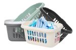 [Pack of 3] 60L Hipster Laundry Basket Washing Drying Clothes Storage Linen Tidy
